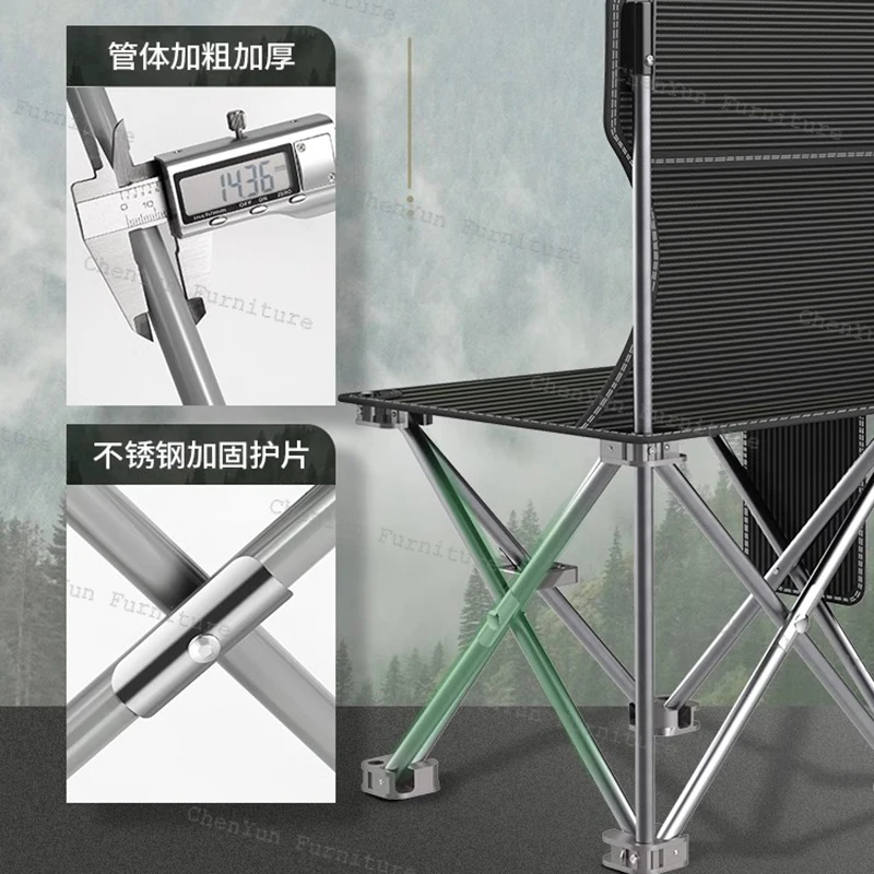 Fold All Terrain Fishing Chairs Portable Multifunction Backrest Fishing Chairs Parachute Tow Banco De Pesca Entertainment