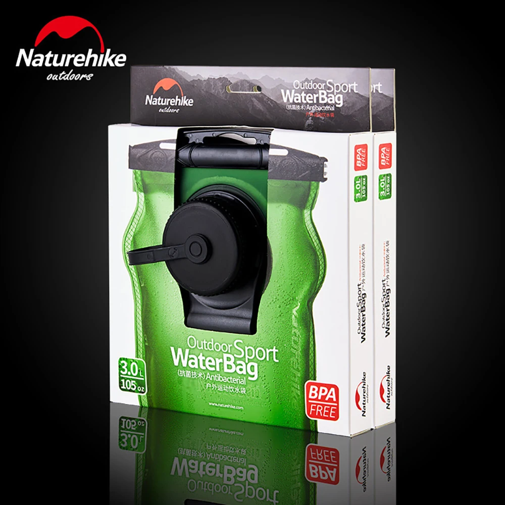 

Naturehike 3L Water Bag Sports Backpack Bicycle Water Bag Portable Food Grade TPU Outdoor Drinking Water Bag Camping Water Bag