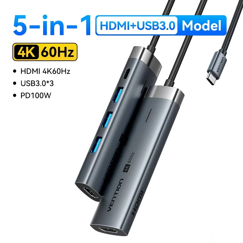 5-in-1 HDMI 4K60Hz