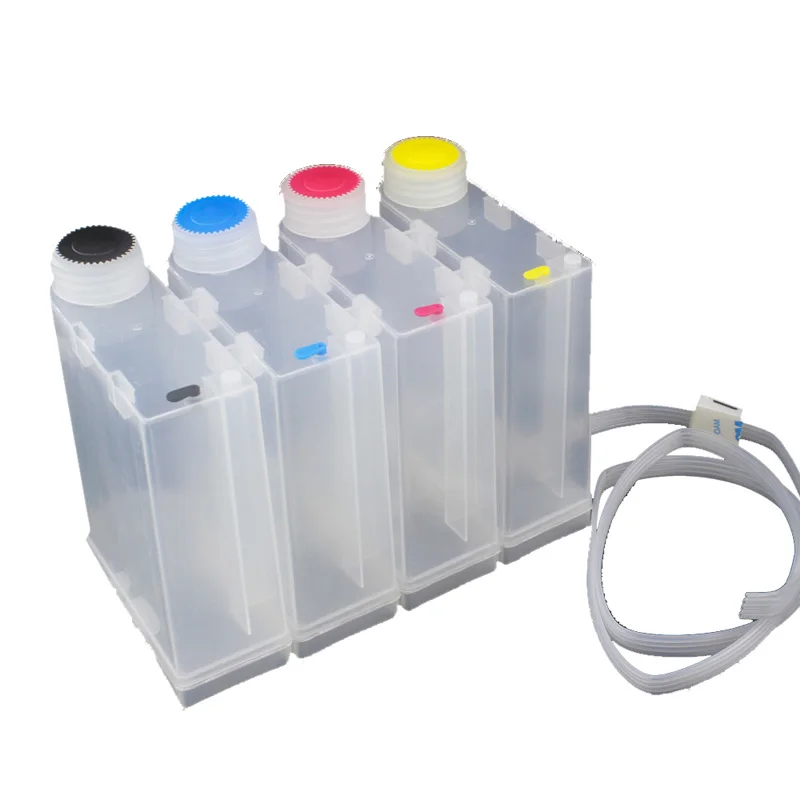 캐논 대형 프린터 튜브 리필 도구용 HP용 엡손용 4색 500ML Ciss 잉크 탱크