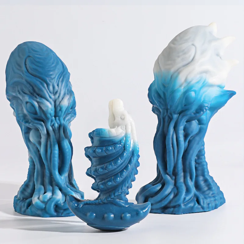 Realistic Monster Shape Dildo Cthulhu Sex Toy Big Alien Silicone Cock Male Anal Masturbator Bdsm Sex Tools Butt Plug Adult Toy