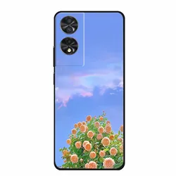 Custodia protettiva in silicone soft di lusso con design floreale cartoon - Serie pittura
