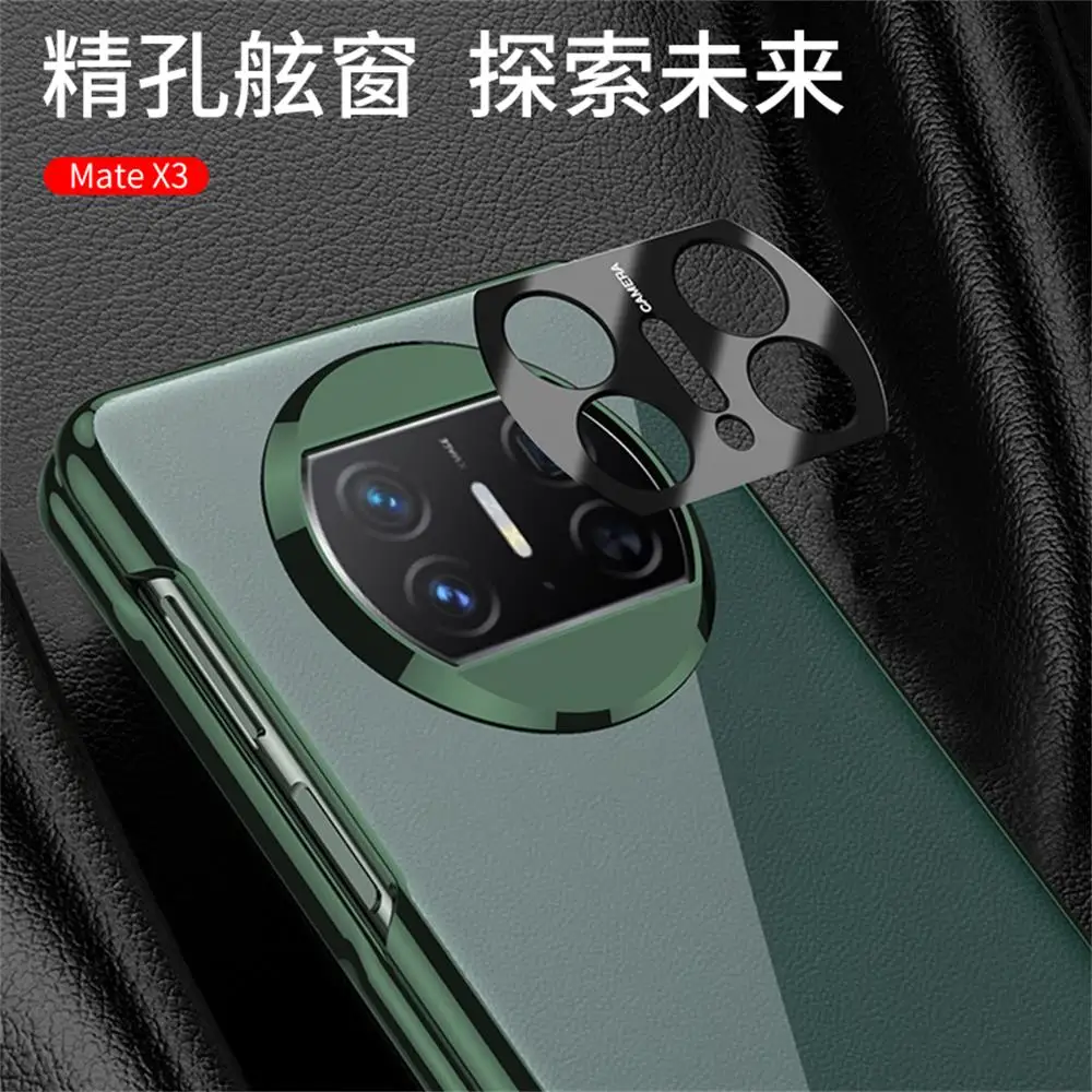 For Huawei Mate X3 Case Ultra Thin Transparent Electroplated With Tempered Film Folding Shockproof Hard Back Cover Accessories