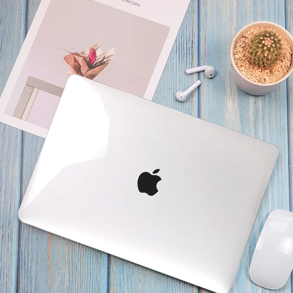 Portátil para Apple Macbook Air 13 A2337 A2179 2023 ar 11 Macbook Pro 13 16 15 Cristal Casca Dura Capa Protetora Case - Imagem 5