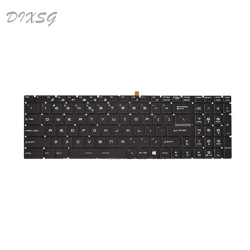 Фото Сменная клавиатура для MSI GT62, GE62, GS60, GL60, GP62, GT72, GE72, GS63, GL62, GP72 серии, клавиатура с подсветкой, американская раскладка-красный №2