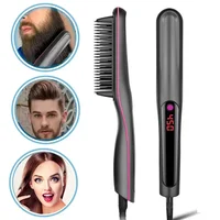 Hot Sales Ion Hair Straightener Ceramic Electric Hot Comb Multifunction Wet To Dry Straightener 1