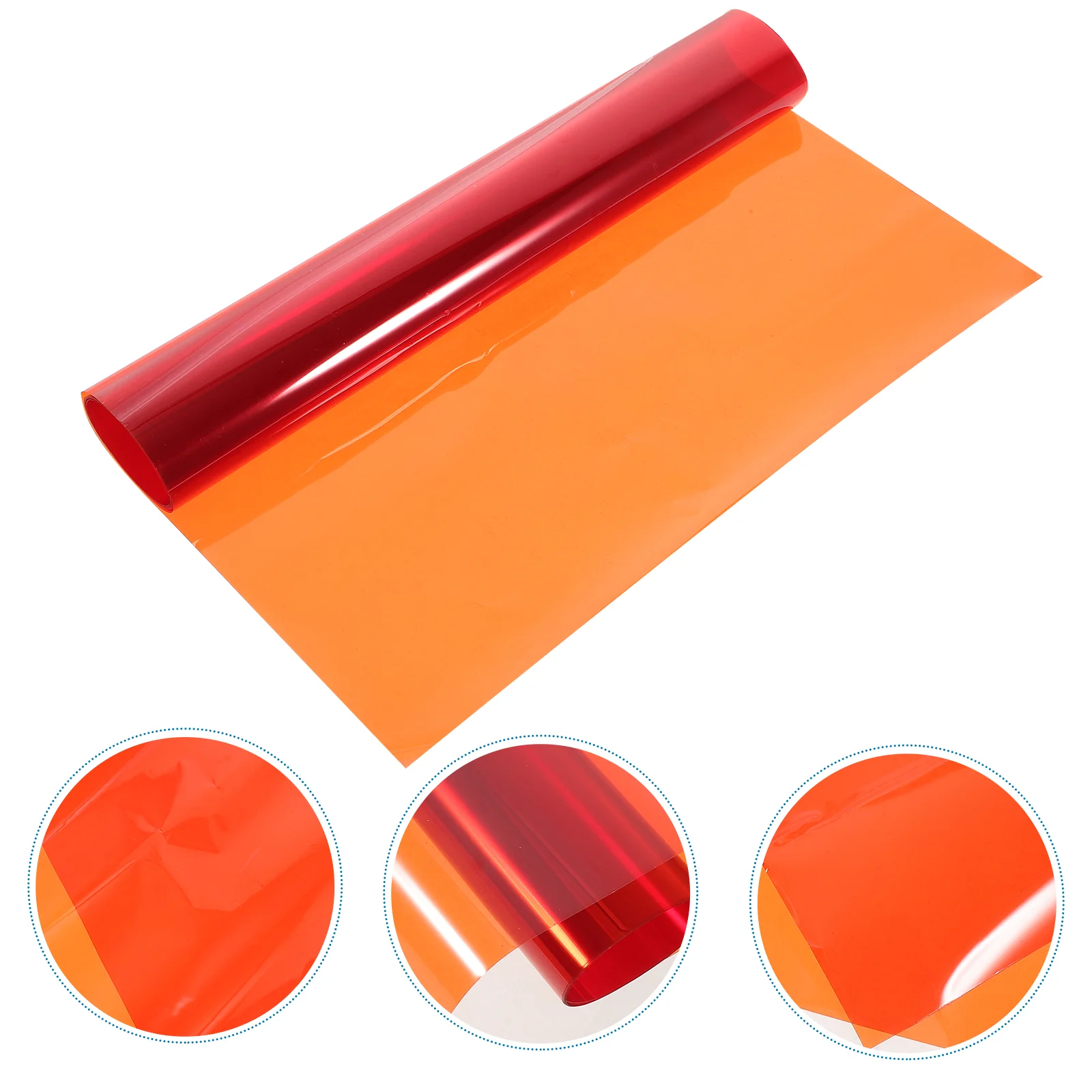 Filter Sunset Film Colour for Camera Color Tie Flashlight Correction Gel Yellow Filters Transparent Miss