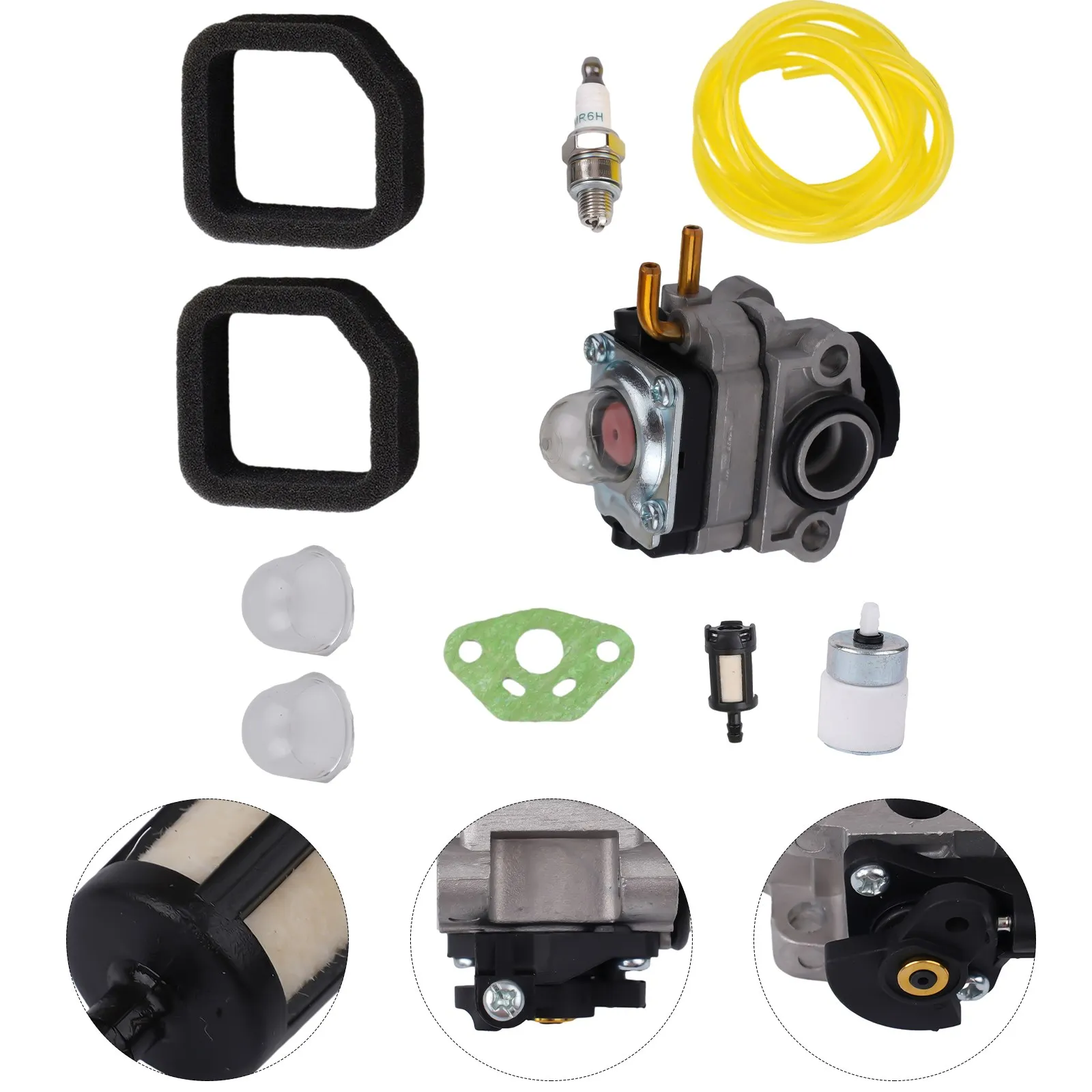 

Carburetor Kit For RY252CS RY253SS RY251PH RY254BC Carb 2 Cycle 25cc Carb Replacement 75306258A, 316299372 316773800