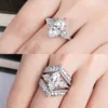 AnuJewel 4cttw Marquise Cut D Color Moissanite Diamond Engagement 925 Sterling Silver Rings For Women Jewelry Wholesale 6