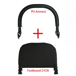 Universal Adjustable Baby Stroller Armrest and Bumper Bar Accessory (21CM Set)