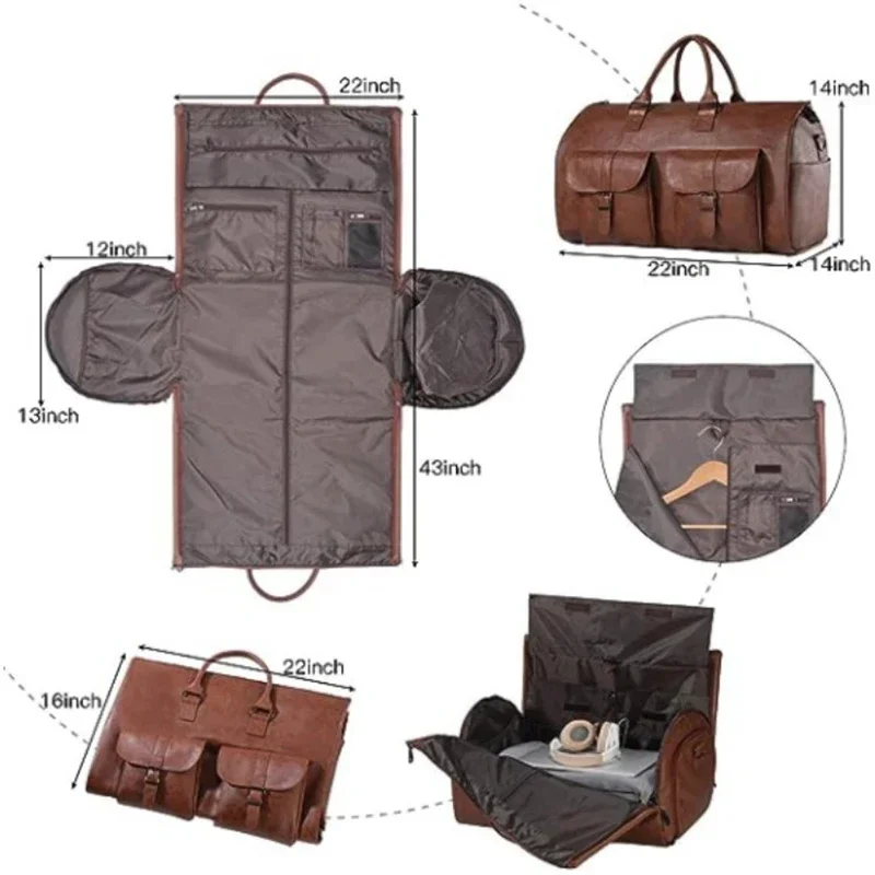 

Garment Large Bag Carry-on Suit Bag Weekend With Bag Women Flight Travel Shoe Duffel For Men Pouch Bag Bag