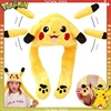 Baokemeng Cartoon Fisherman's Hat Pokemon Kawaii Pikachu Bonnet Male Hat Moving Rabbit Ears Pikachu Warm Hat Leisure Animal Hat 1
