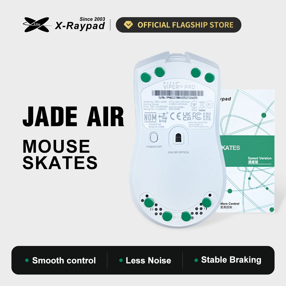 Enhanced Mouse Skates with Noise Reduction Technology