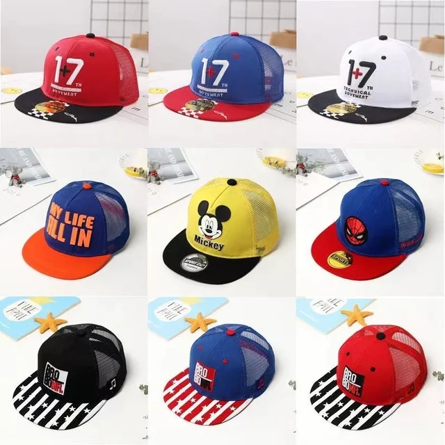 Korean Version Of The New Cute Baby Baseball Hat Boys And Girls Four Seasons Outdoor Flat Hip-hop Hip-hop Hat 2