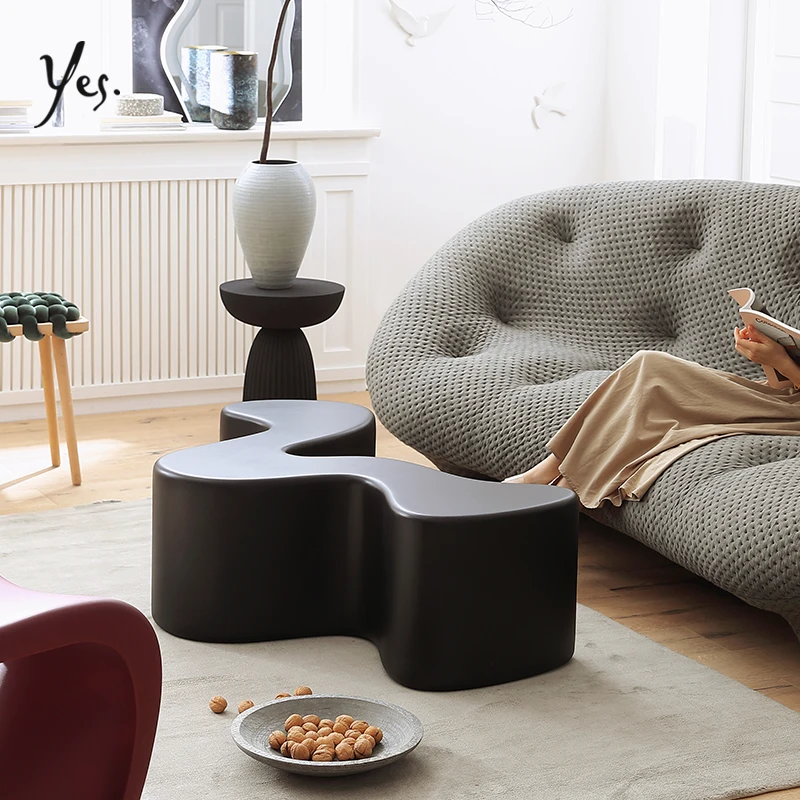 

Дизайнерский современный кофейный столик, украшение для гостиной, скандинавский журнальный столик, обслуживание в эстетике, вспомогательная мебель для гостиной