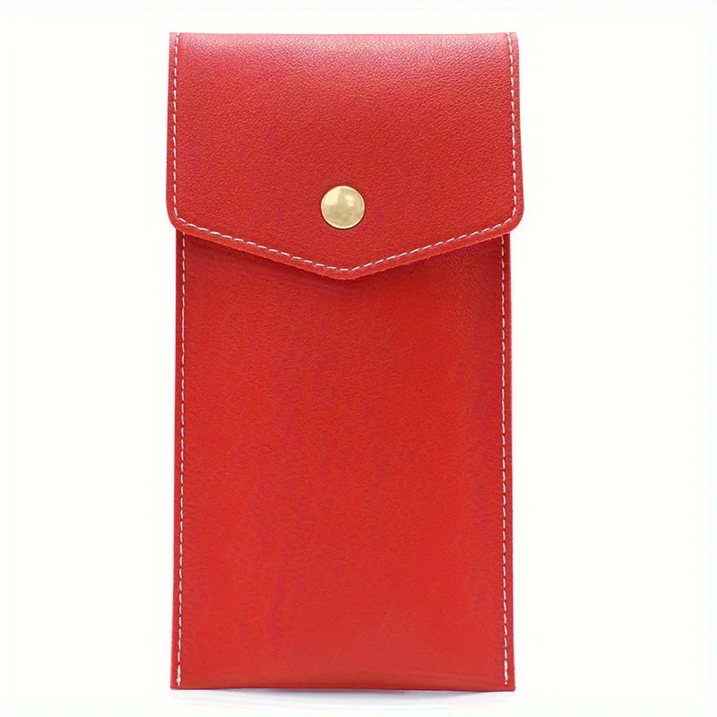 Premium PU Leather Pen Case - Elegant Signature Pen Holder & Leak-Proof Storage Bag
