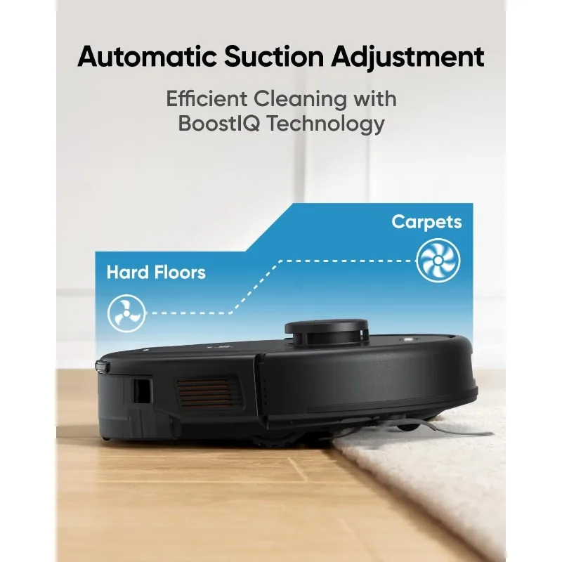eufy L50 SES Robot Vacuum 60 Day Self-Empty Station,Multi-Floor Cleaning,Precise iPath Laser Navigation,Customizable Al Mapping
