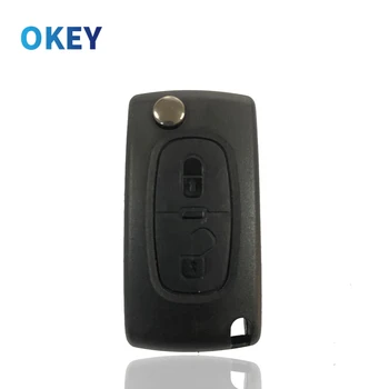 Okey HU83/VA2 Lama CE0523 CE0536 Per Citroen C2 C3 C4 Per Peugeot 107 207 307 308 407 di Chiave Dell'automobile Della Copertura di Caso di Sostituzione