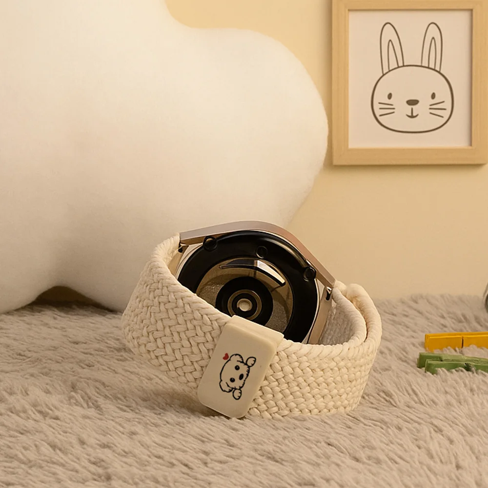 Nylon Coorea Bracelet Watch Strap, 20/22mm, Compatible with Leading Smartwatches