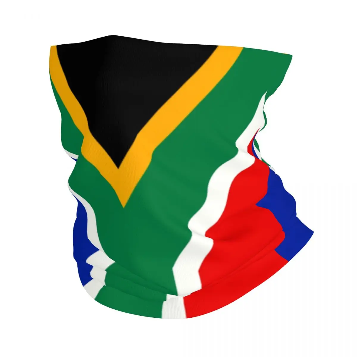 South African Flag Bandana Neck Gaiter for Hiking Running Men Wrap Scarf Patriotism Headband Warmer Face Scarf Cover