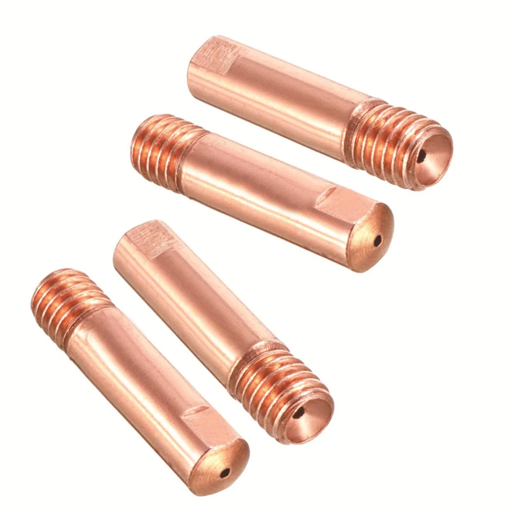 

Welding Torch Nozzles Contact Tip M6 Thread 0.6/0.8/0.9/1.0/1.2mm Welding Nozzles Professional Accessory Useful