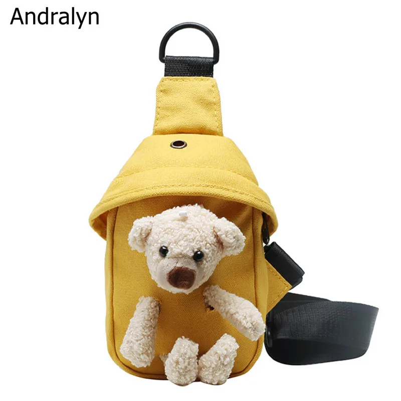 

Women's Crossbody Bag Female Cartoon Bear Messenger Bags for Women Student Cute Girl Shoulder Bag Phone&Purse Bolsa Feminina
