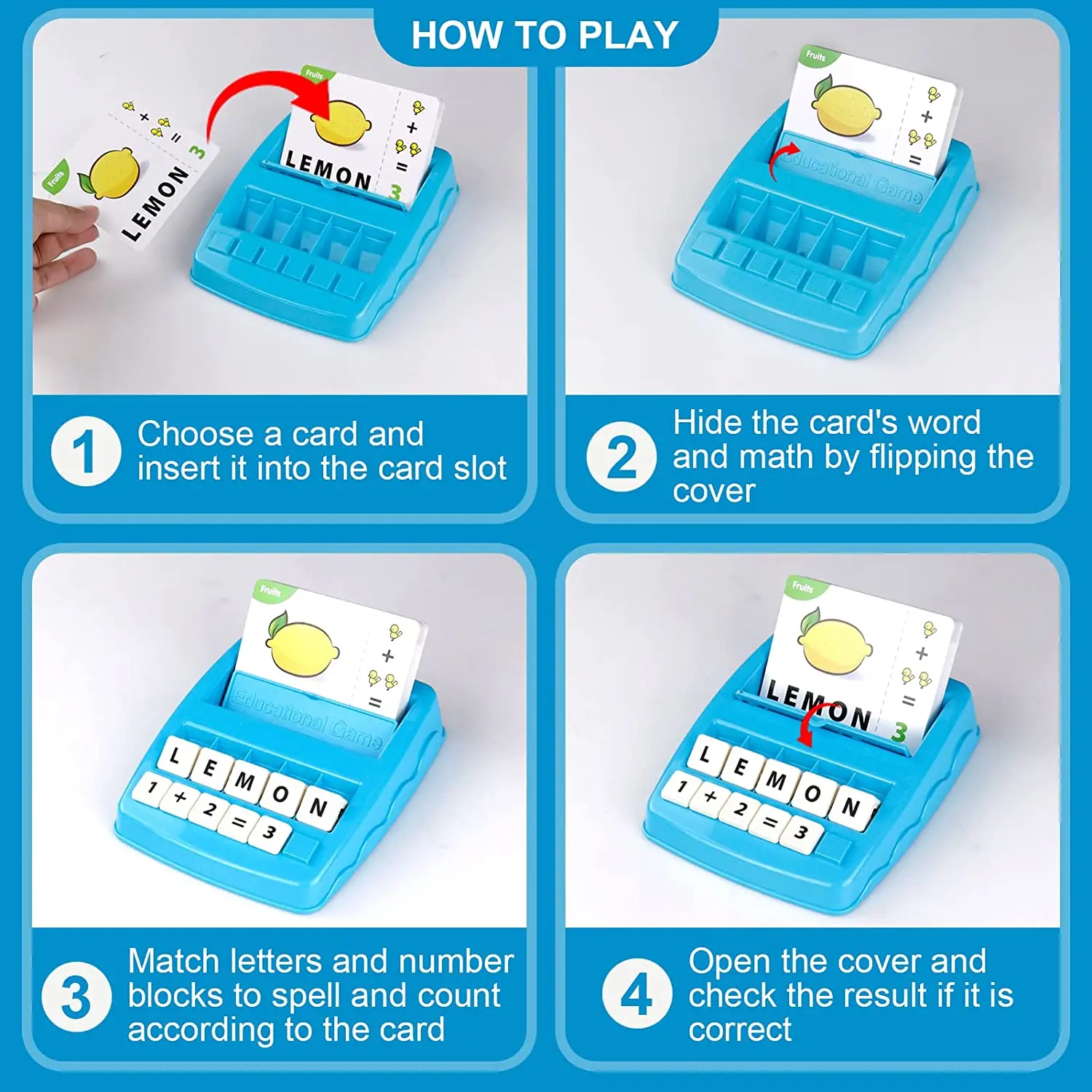 Alphabet & Math Educational Toy Set for Kids (4–12 Years) 4