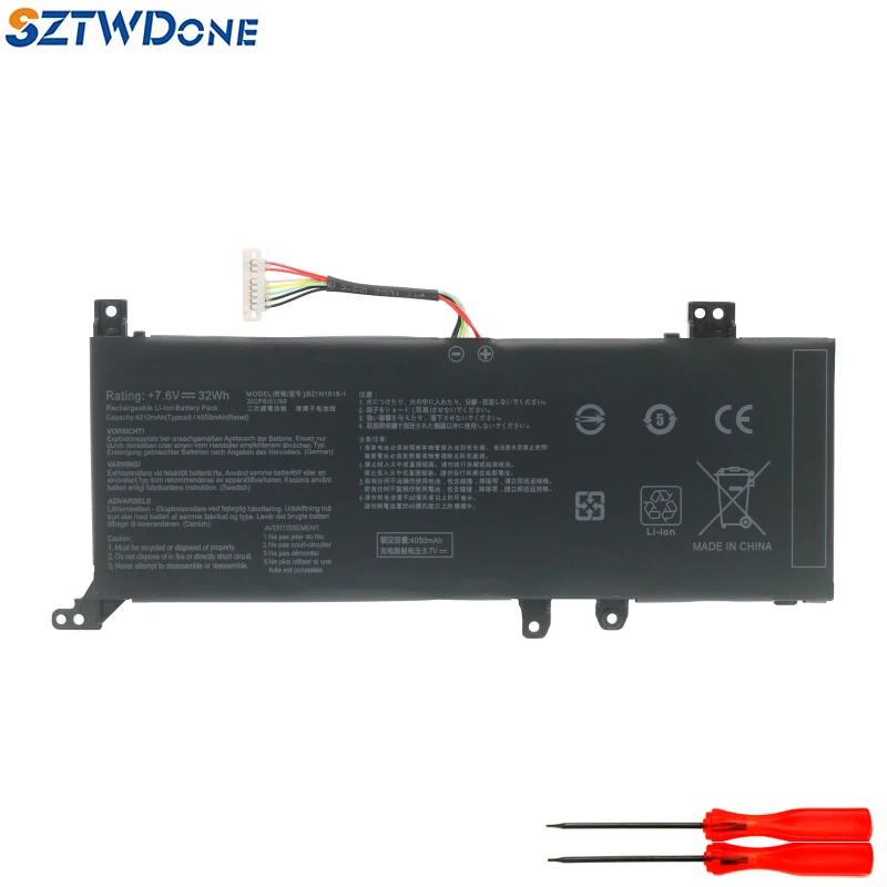 Asus V4000F/D V4200J/E X509F X412F B21N1818-1-2-3 notebook battery notebook battery