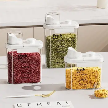 1PCS Airtight Rice Storage Container Insect Proof Moisture Sealed Grain Bin  For  Flour Millet Wheat Kitchen Pantry Organization