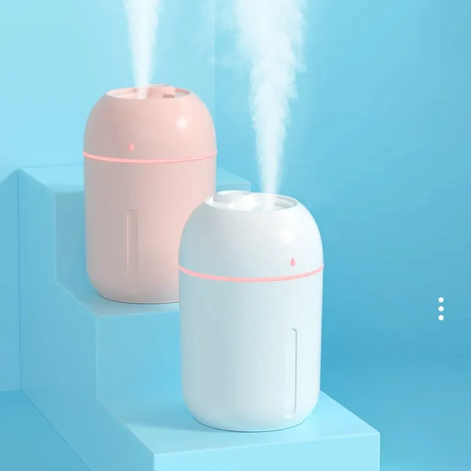 air humidifier 330ML Mini USB Portable Cool Mist Air Humidifier Essential Oil Aroma Diffuser With Led For Car Home Office