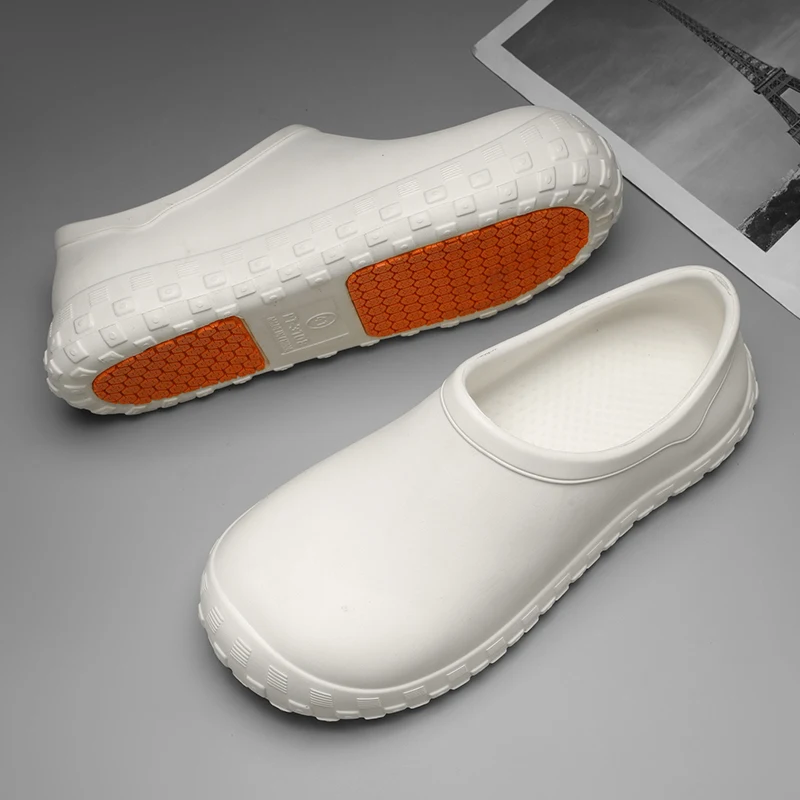 Chef Shoes Slippers For Men Women 2025 EVA Non-slip Waterproof Oil-proof Size 36-45 slippers sandals