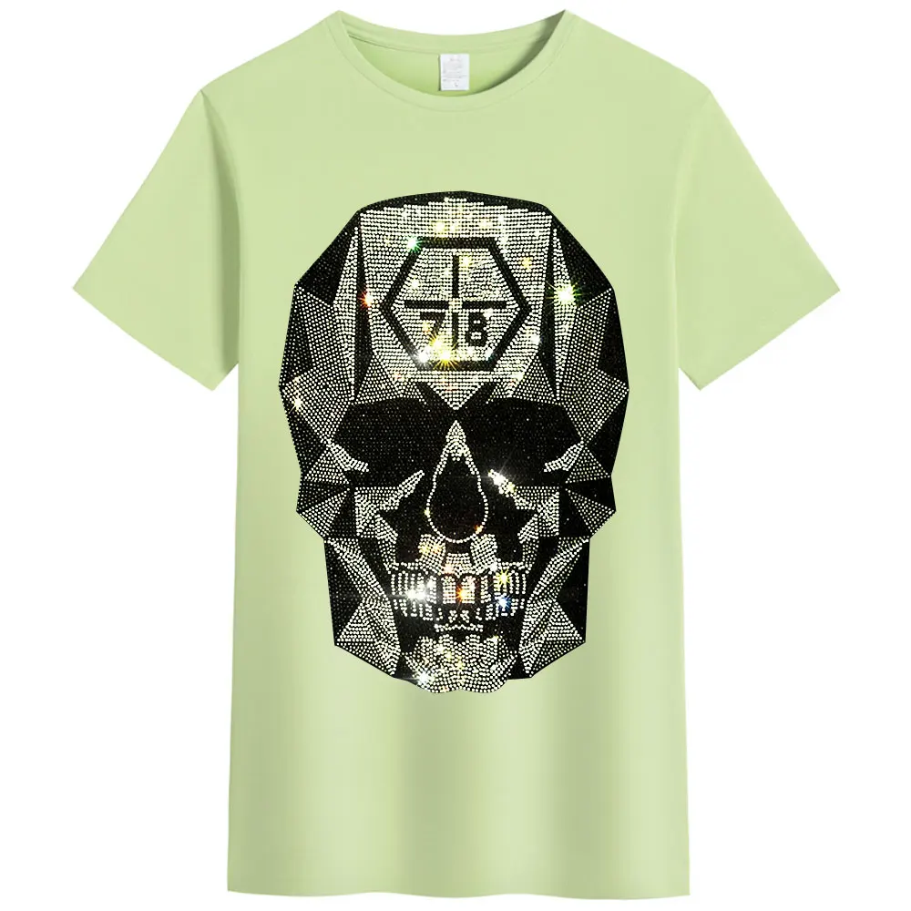 トップス ppfm many skull design Tee Shop Graphic Tees Skull Heart Eye Drip Tee FTT9410XX cream