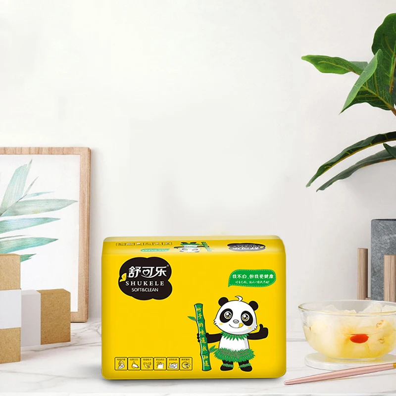 60pcs/pack Nature bamboo Soft Paper Napkin for Table Dinner Paper Tissues New paper napkins