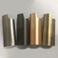 Fashion Reusable Metal Wire-drawing Outside Armor Cover For BIC J5 Explosion-Proof Gas Lighter Protect Box Man Smoking Gadget 1