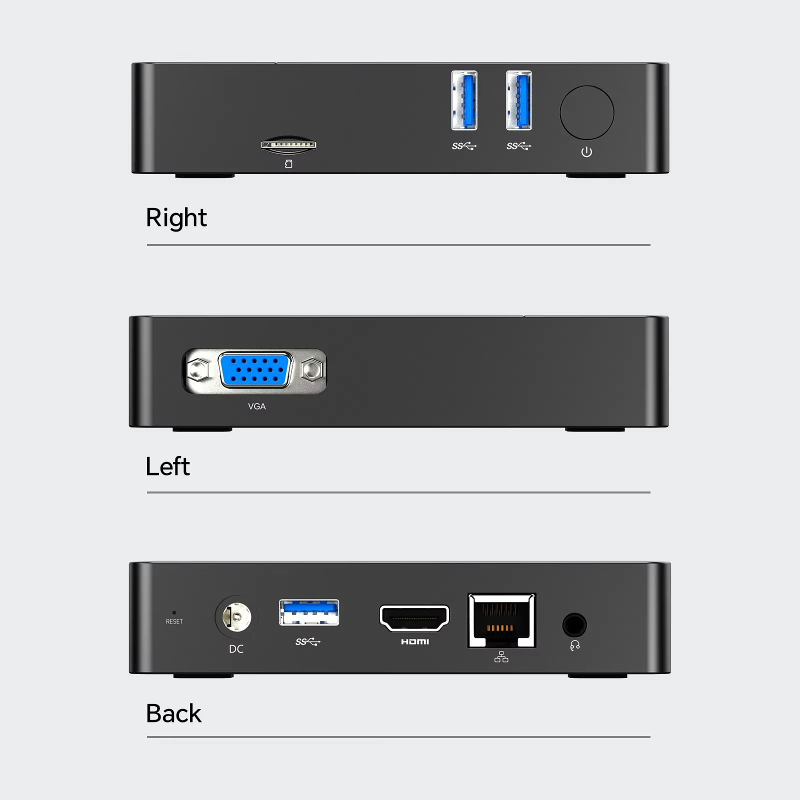 SOYO M2 Air  Mini PC: Powerful 6GB RAM, 128GB EMMC, Intel N4000, Windows 11 Pro - Compact & Ideal for Home, Business & Gaming 6