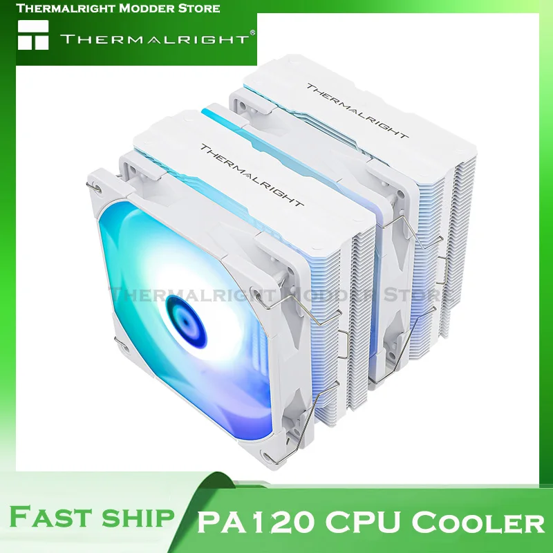 Thermalright Cpu Cooler Amd Am4 Intel Double Assassin Aghp Anti-Gravity Heat Pipe Radiatore 6 Heat Pipe Double Tower Double Pa120