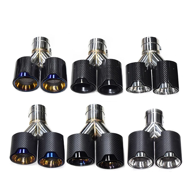 

Подходит для BMWs 12356 серии X3X4535, Модифицированная четыре выхлопных трубы из углеродной стали, задняя горловина