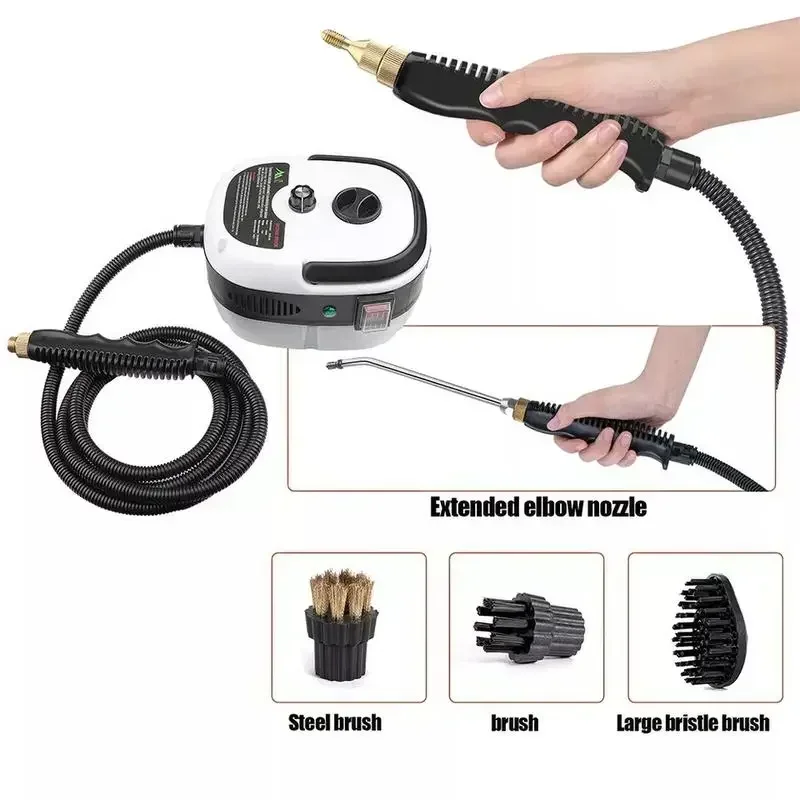 2500W Steam Cleaner,Steam Cleaner for Cars，2500W Handheld High-Temperature Pressurized Steam 3