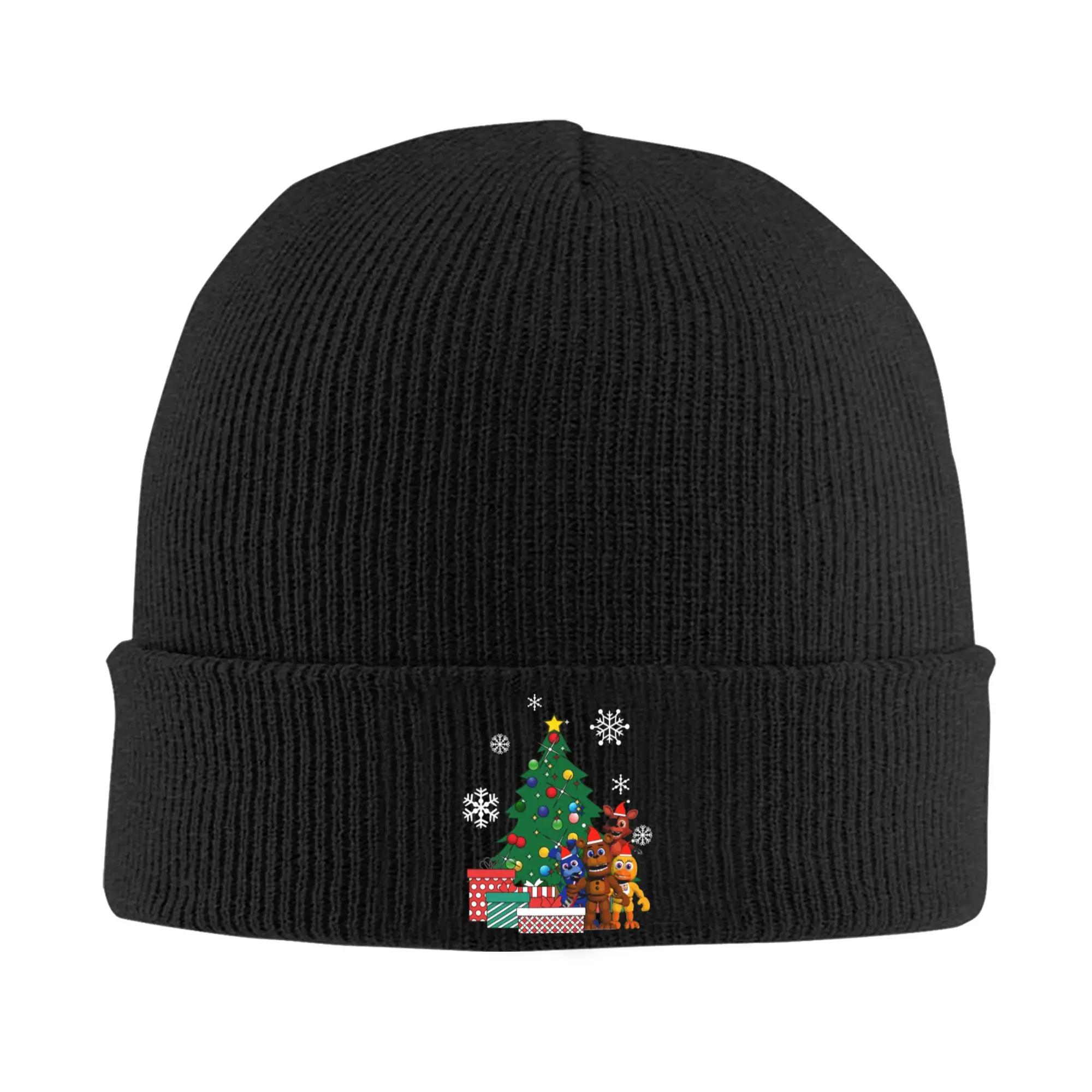 FNAF Freddy's Unisex Winter Knit Beanie - Warm Fashion Cap