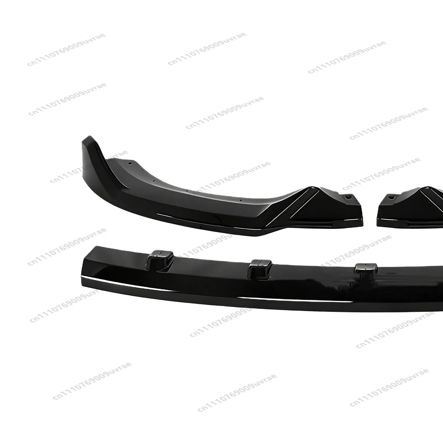 메르세데스 W214 E-클래스 AMG 라인 2023-2026 바디킷 튜닝용 글로스 블랙 ABS 프론트 범퍼 립 스포일러 스플리터 디퓨저