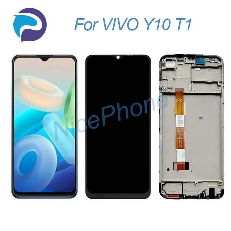 

ЖК-экран и сенсорный дигитайзер для VIVO Y10 T1, дисплей 1600*720 для VIVO Y10 T1, ЖК-экран