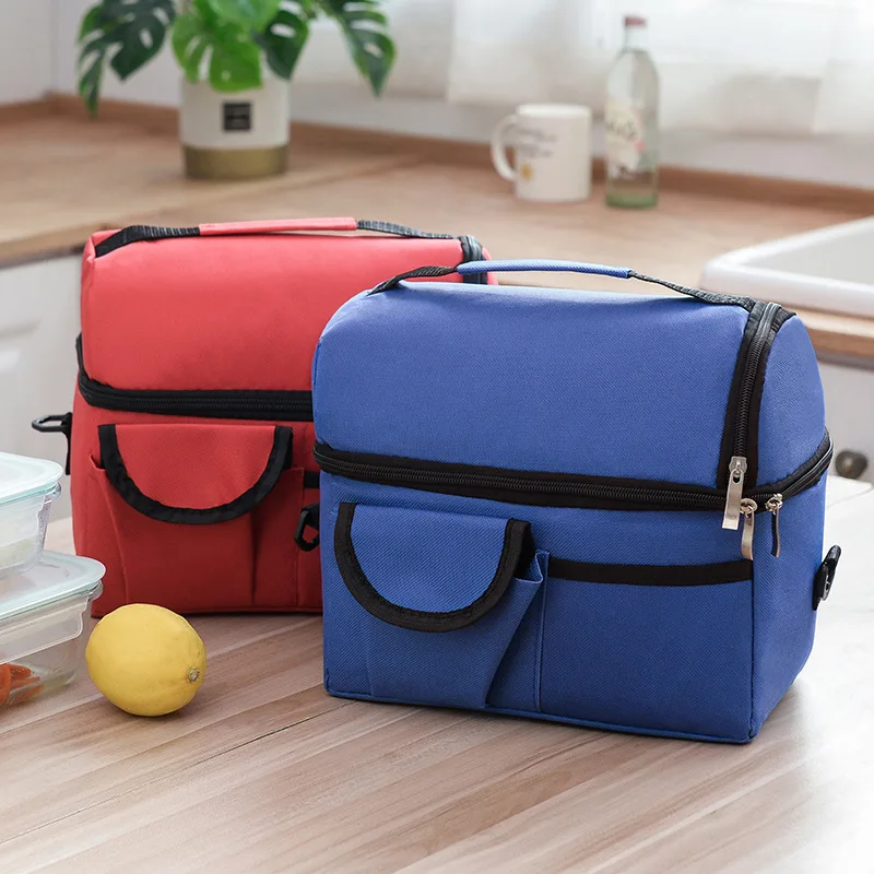 Lunch Bag Reusable Insulated Thermal Bag Women Men Multifunctional 8L