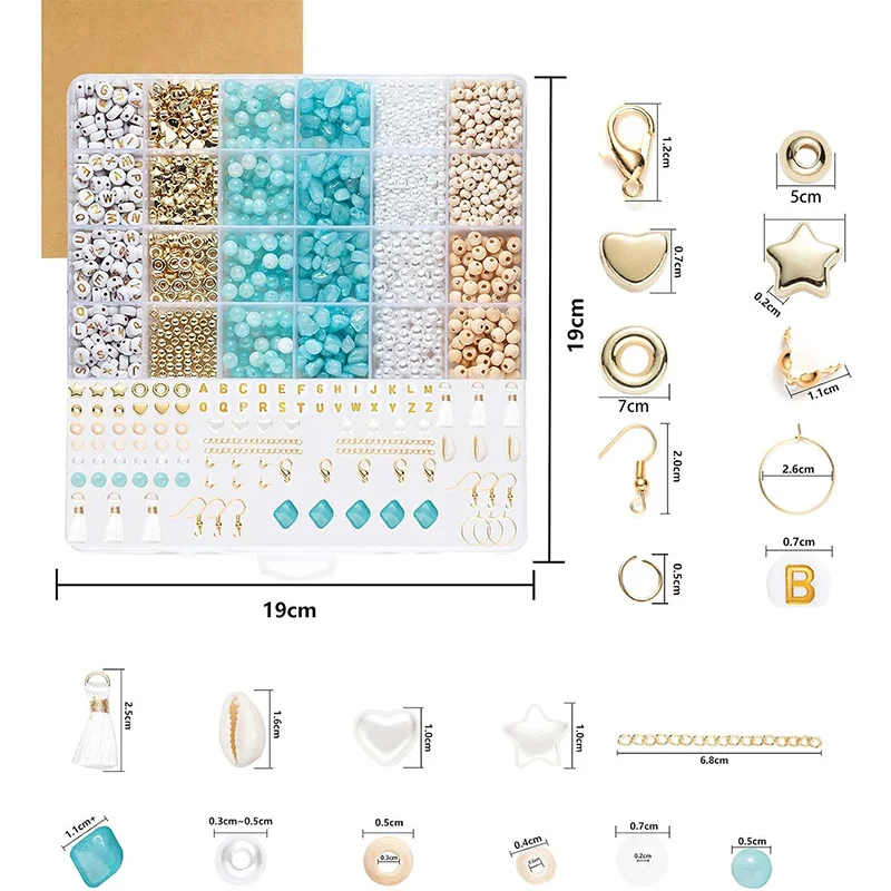 Natural Stone Bead Jewelry Making Kit