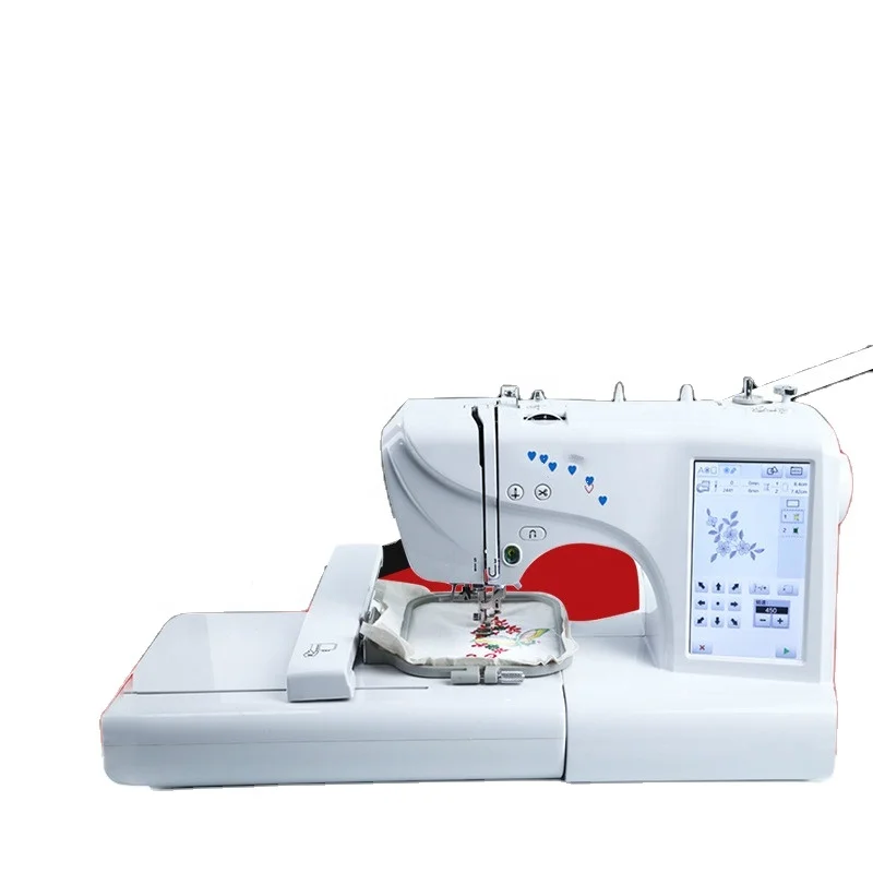

home computer sewing embroidery machine Multifunction Household embroidery domestic sewing machine