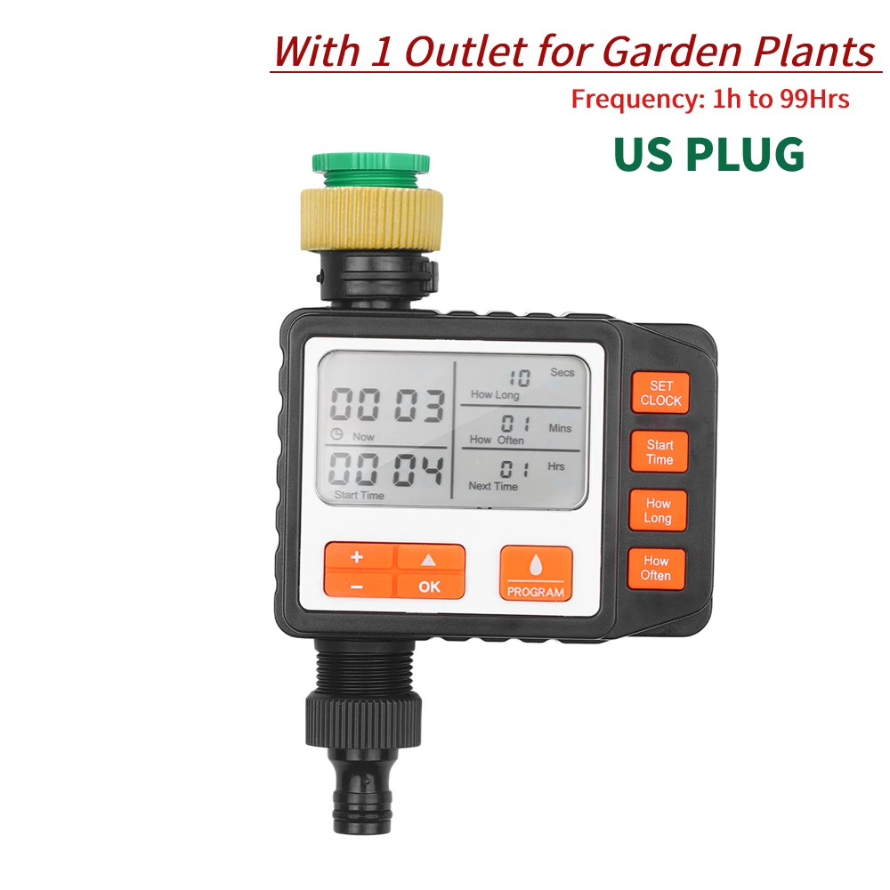 Garden Watering Timer Automatic Electronic Watering Timer Digital Irrigation Controller System Water Timing Irrigation In Garden 