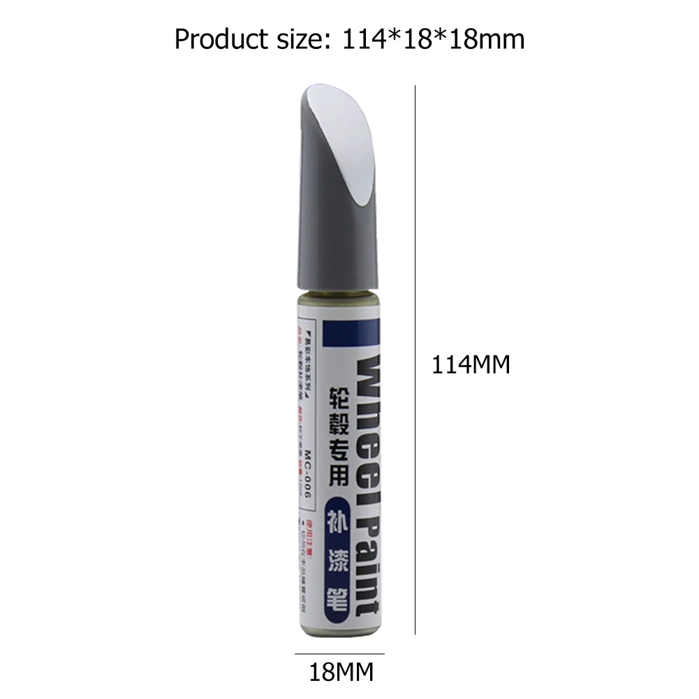 Car Wheel Spoke Paint Scratch Repair Pen Waterproof Paint Marker Pen Tyre Care