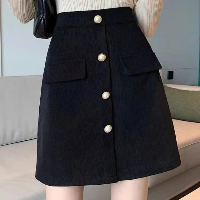 High-waisted Pink Skirt for Women Spring Autumn 2025 New A-line for Fat Mm Covering Belly and Slimming Buttocks Short Skirt 1