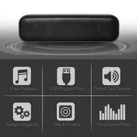 HK-5008 USB Powered Soundbar Desktop Speaker Wired Computer Sound Box for TV Desktop Laptop with 2 Subwoofers Music Player - Image 3