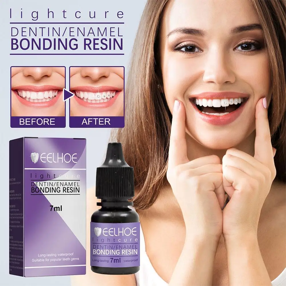 7ml Tooth Jewelry DIY Teeth Gems Glues And Light Teeth Glues Glittering
