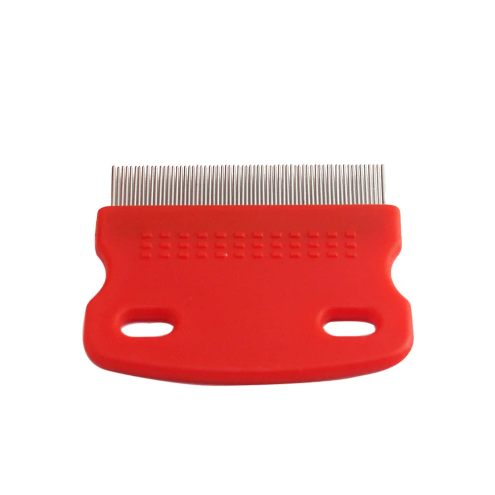 

Pet Comb Stainless Steel Toothed Grooming Cleaning Hair Brush Remover for Cat Dog (Random Color)